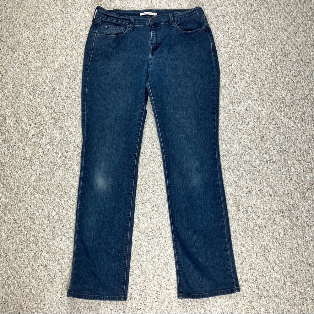 Levi's Jeans 505 Straight Womens Size 10 Medium Wash Stretch Denim W30 L32